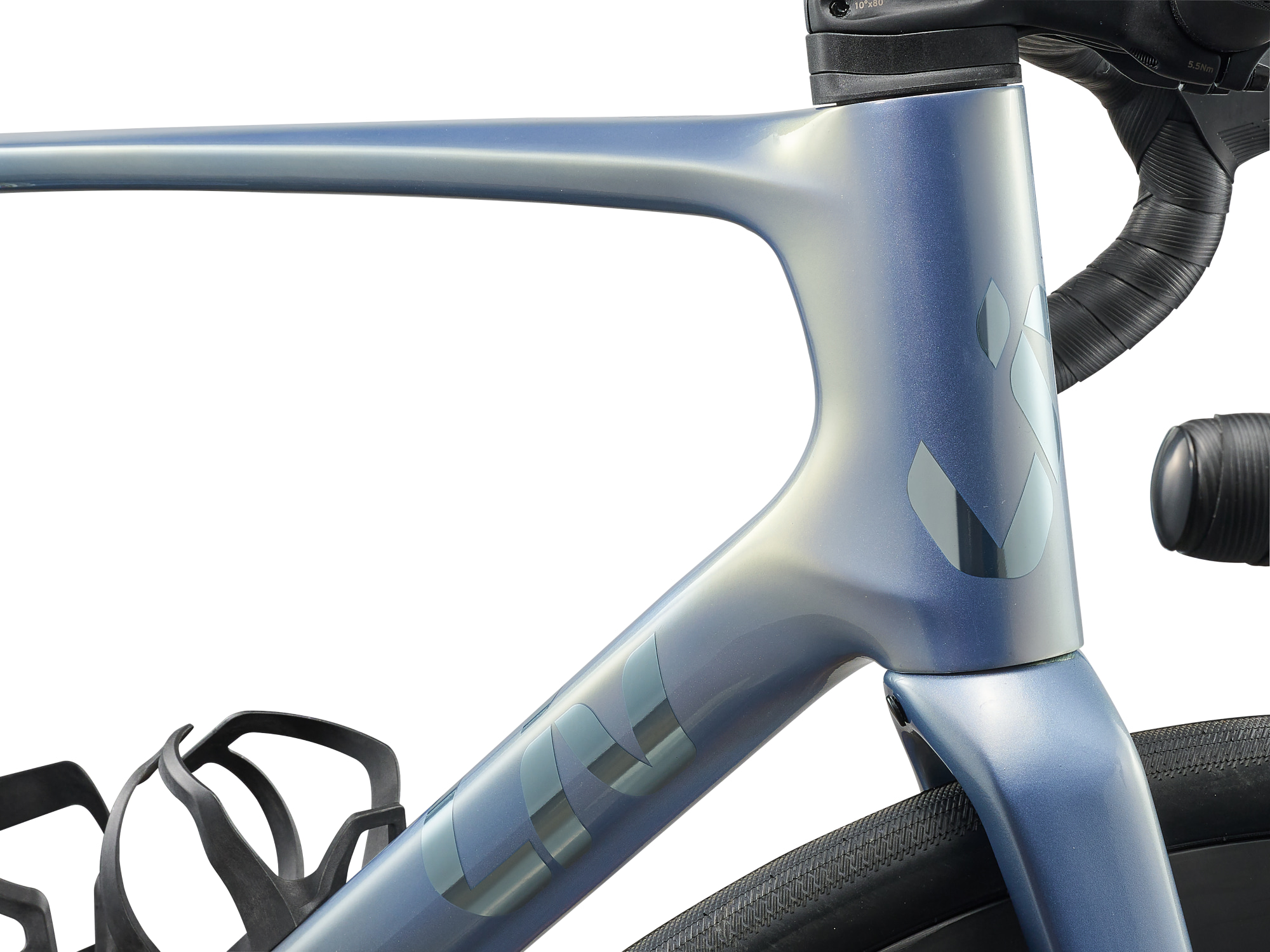 Vélo route endurance Liv Avail Advanced Pro 0, détail tube de direction