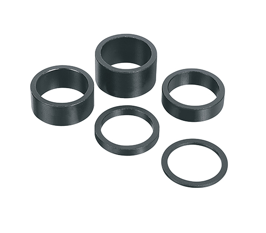 schwarze ergotec Spacer in verschiedenen Grössen