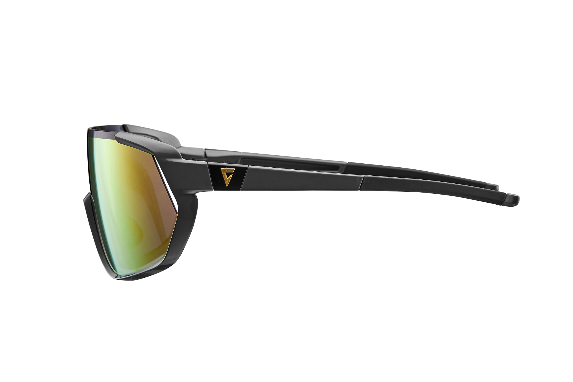 Giant Agos Farradbrille in grau gold Ansicht von der Seite