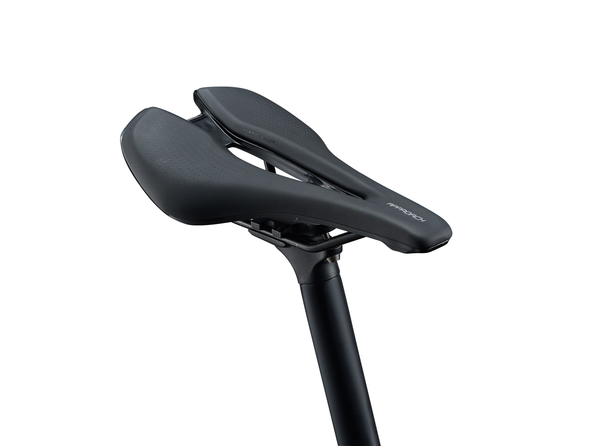 Giant Contend AR 1 Gravelbike in Stardust Grey mit Approach Sattel in Detailansicht