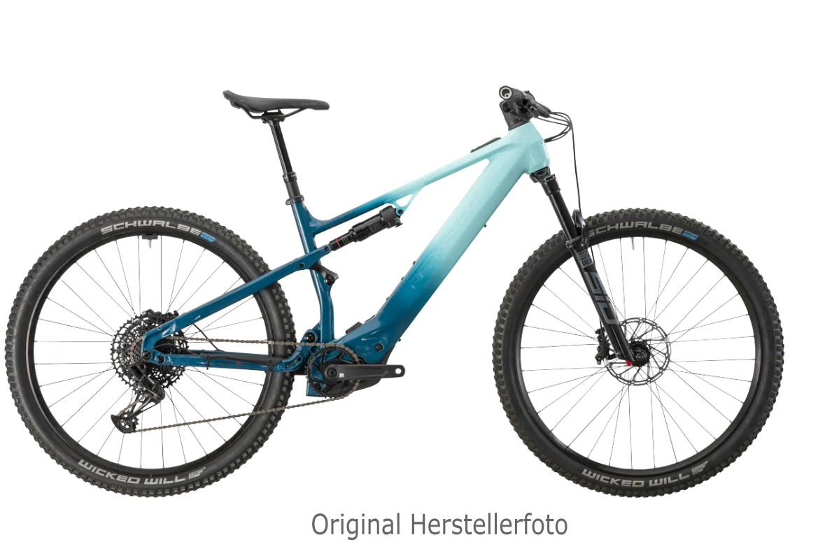 Bergstrom Flow 3 in oncean, E-MTB Fullsuspension, original Herstellerfoto