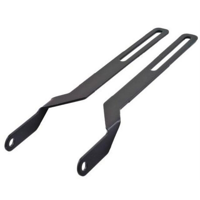 Fixation pour porte-bagage sur œillets de haubans Pletscher 165 mm noir