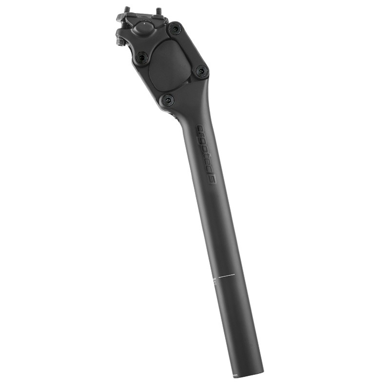 Parallelogramm Feder-Sattelstüzte von Ergotec, Modell PM-705N in schwarz