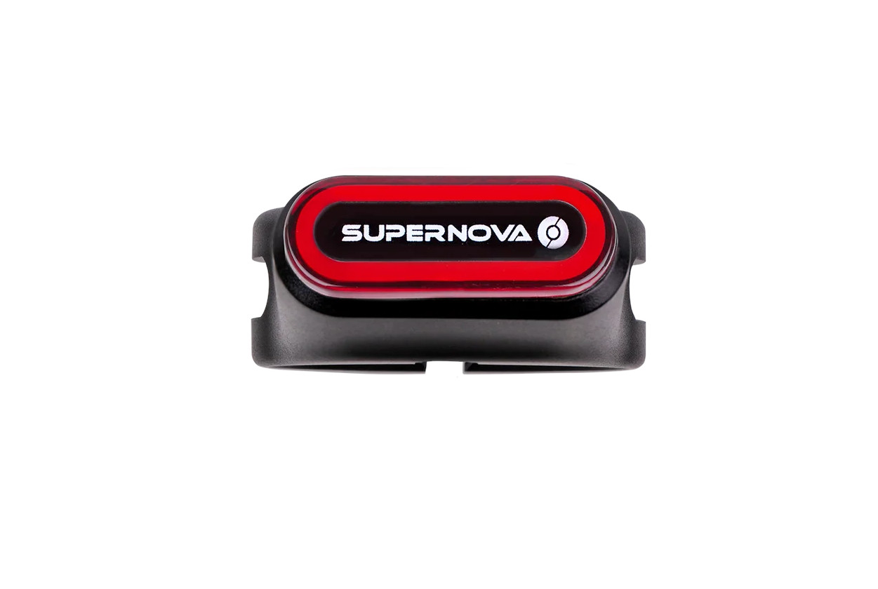 Supernova TL3 Mini Pro Seat Clamp in Sattelklemme integriert, Ansicht von vorne
