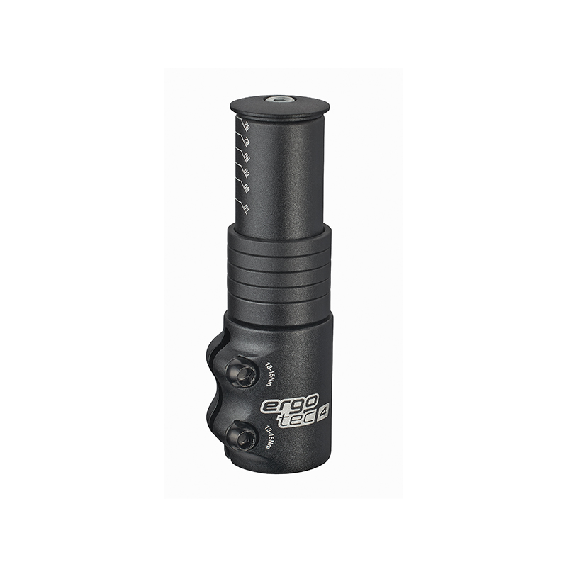 Ergotec Ahead Adapter 1 1/8" Vorbauerhöhung Level 4 Vorbauerhöhung von Ergotec in Schwarz Ahead Adapter mit Safetylevel 4