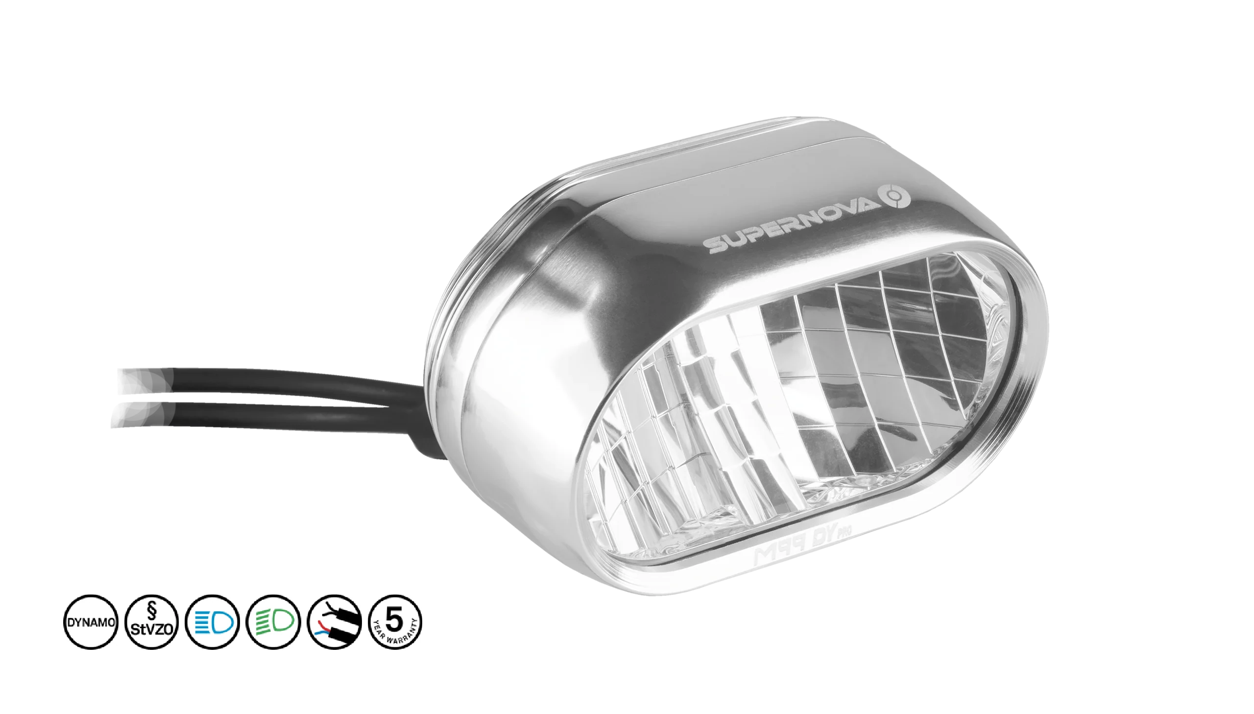 Feu avant Supernova M99 DY PRO Silver avec feu de route