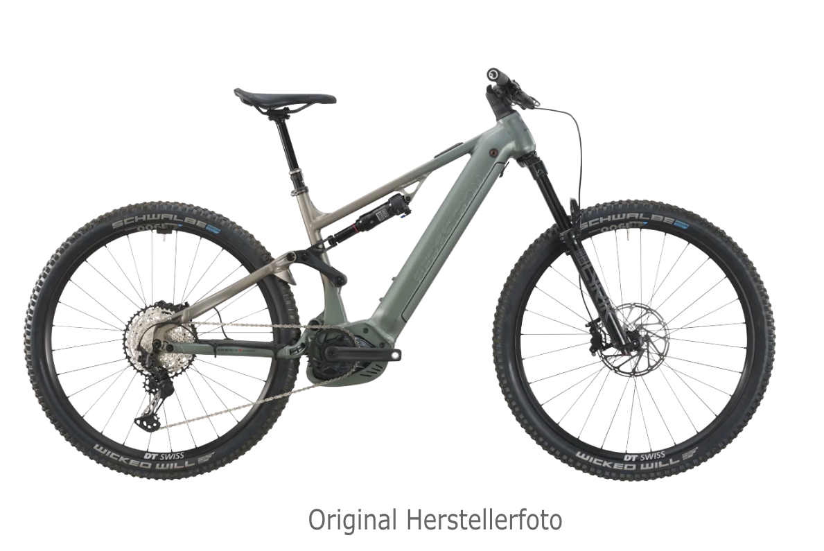 Bergstrom AXV 869 E-MTB in dark-green/stone-grey - original Herstellerfoto