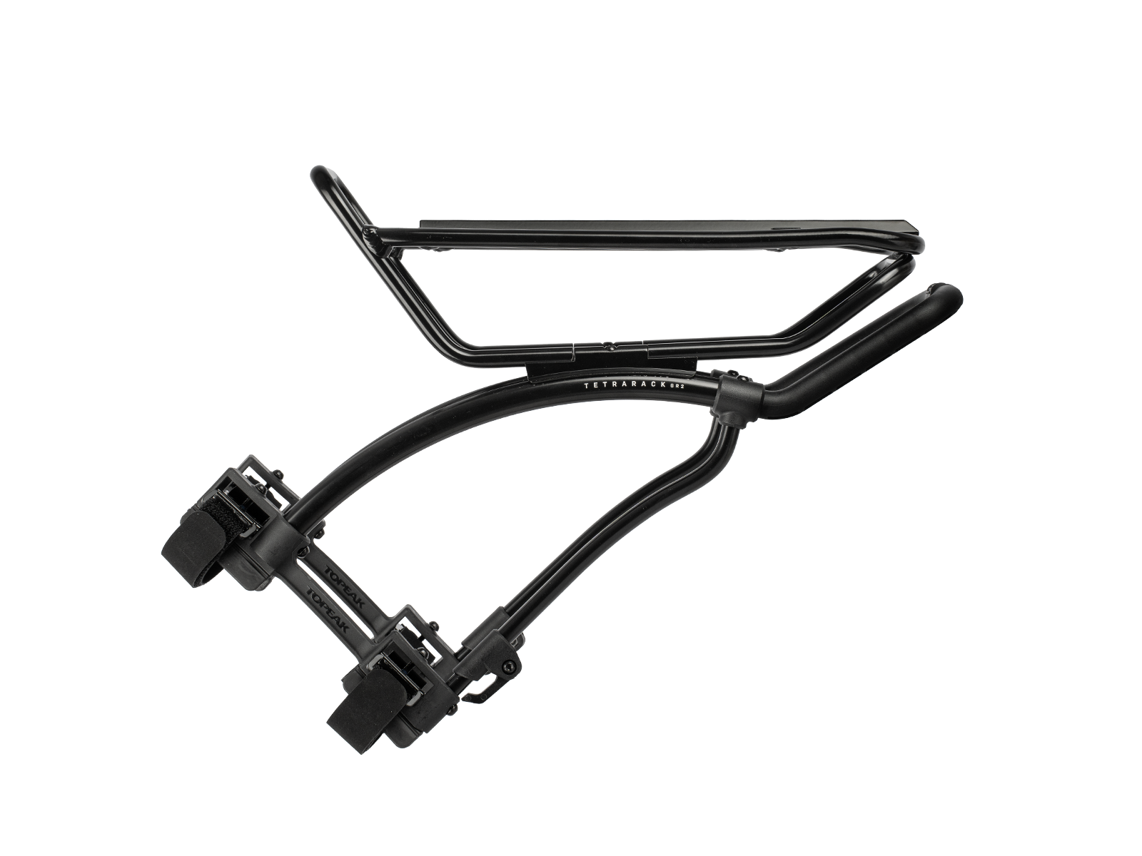 Topeak TetraRack GR2 Gepäckträger für Gravel- und Rennbikes mit Strap-Befestiugng - Seitenansicht