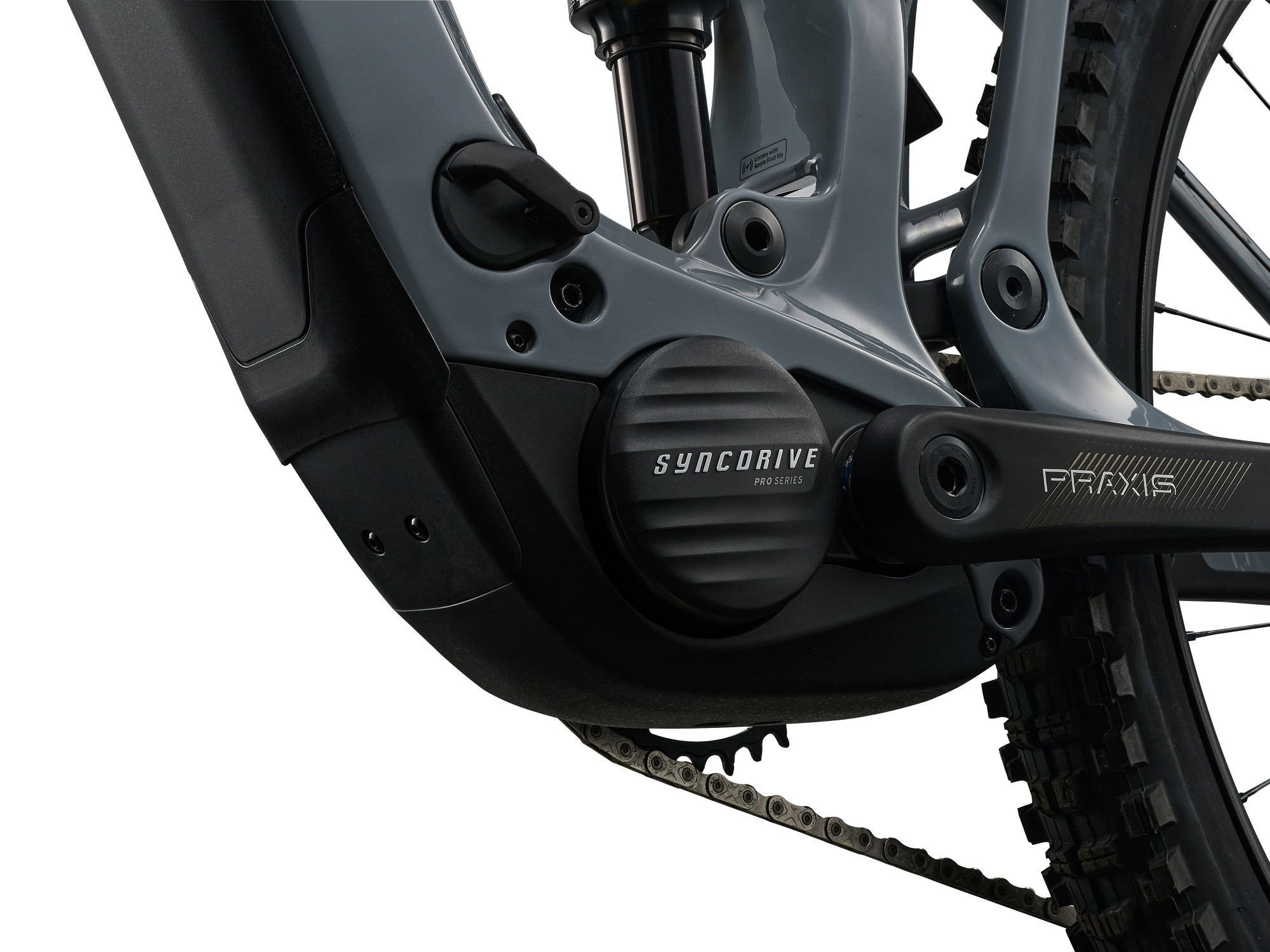 Liv Intrigue X Advanced E+ 1 E-Mountainbike in Stardust Grey mit SyncDrive Pro Motor.