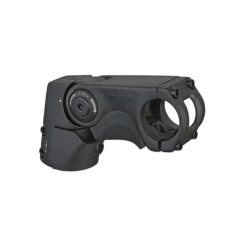 Ergotec Sepia Ahead 50 XL Fi Fahrradvorbau – winkelverstellbarer Ahead-Vorbau mit integrierter Kabelführung und Faceplate-Kompatibilität, Safety Level 5