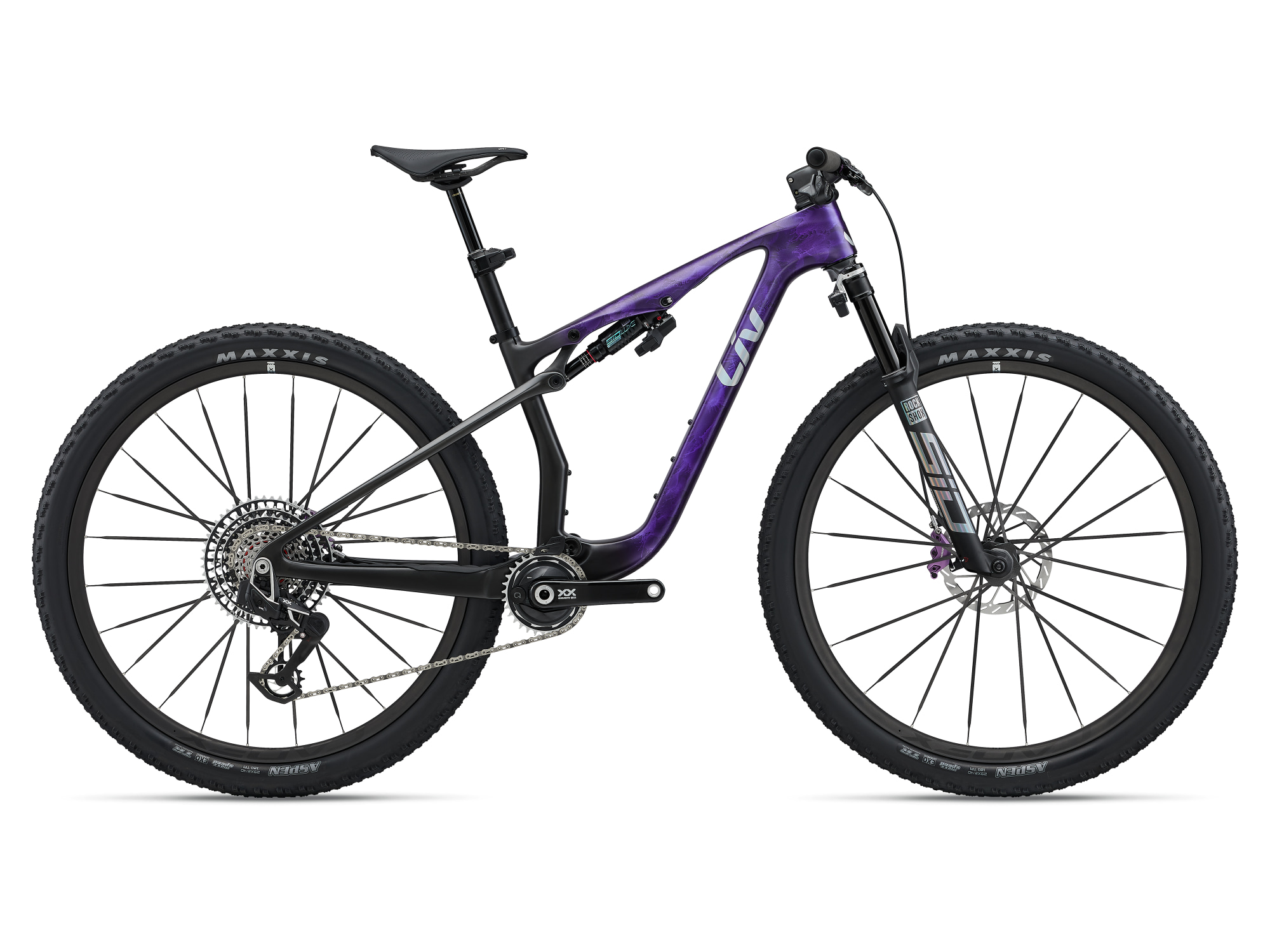 Liv Pique Advanced SL SE Cross-Country-Mountainbike in Stella Storm Purple mit Carbonrahmen