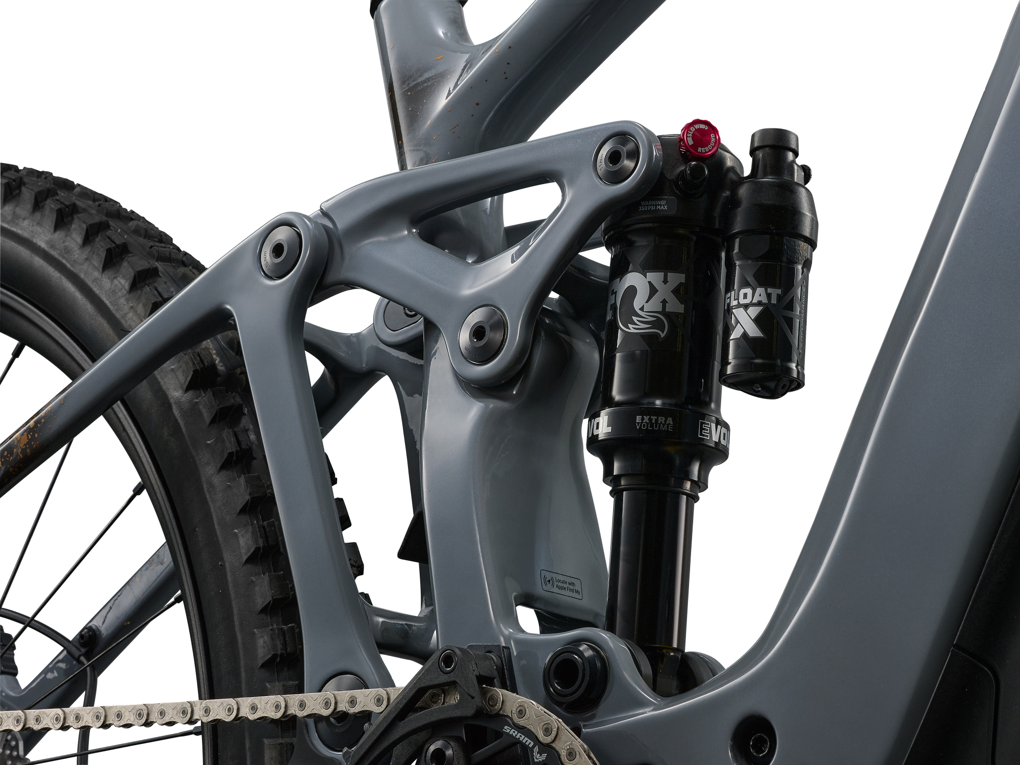 Liv Intrigue X Advanced E+ 1 E-Mountainbike in Stardust Grey mit FOX Float X Dämpfer