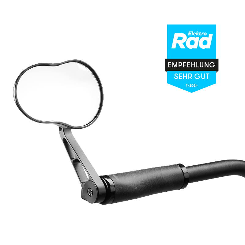Ergotec M-99 Velo Spiegel mit Testergebnis-Label RadMarkt