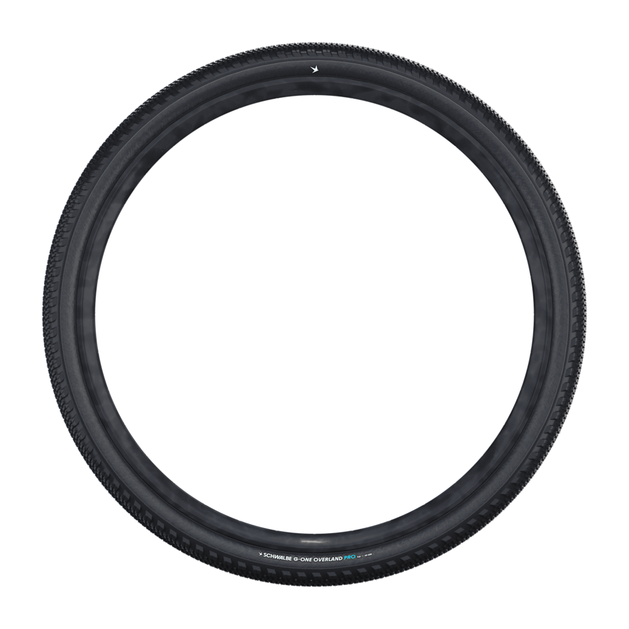 schwarzer G-One Overland Gravel Reifen von Schwalbe