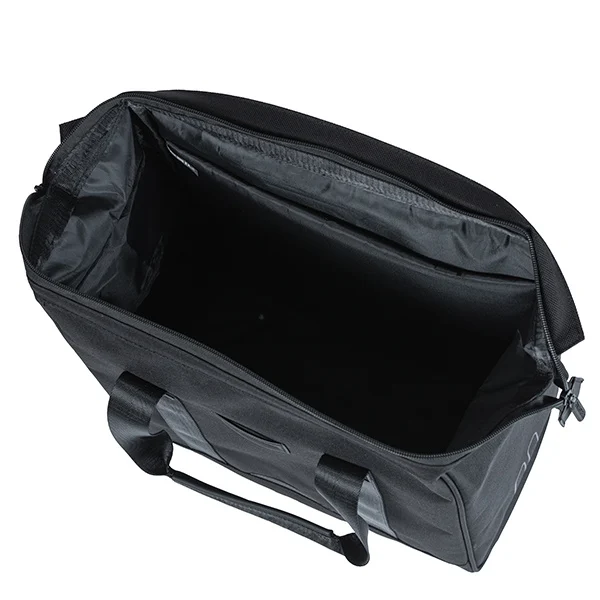 Innenansicht des Basil Grand Fahrradshoppers mit großem, offenem Hauptfach.