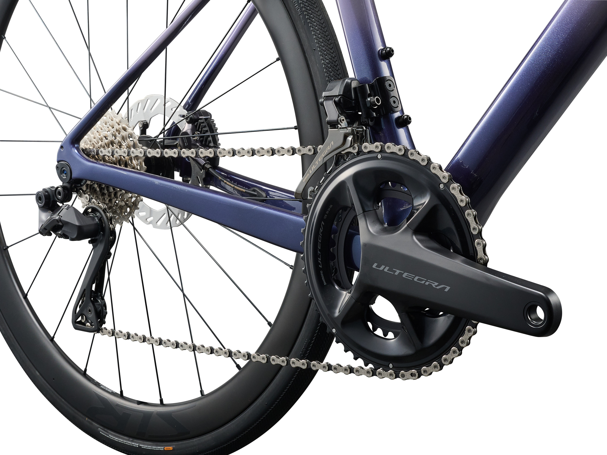 Liv Avail Advanced UI2 Rennrad in Violet Flare mit Shimano Ultegra Antrieb im Detail.