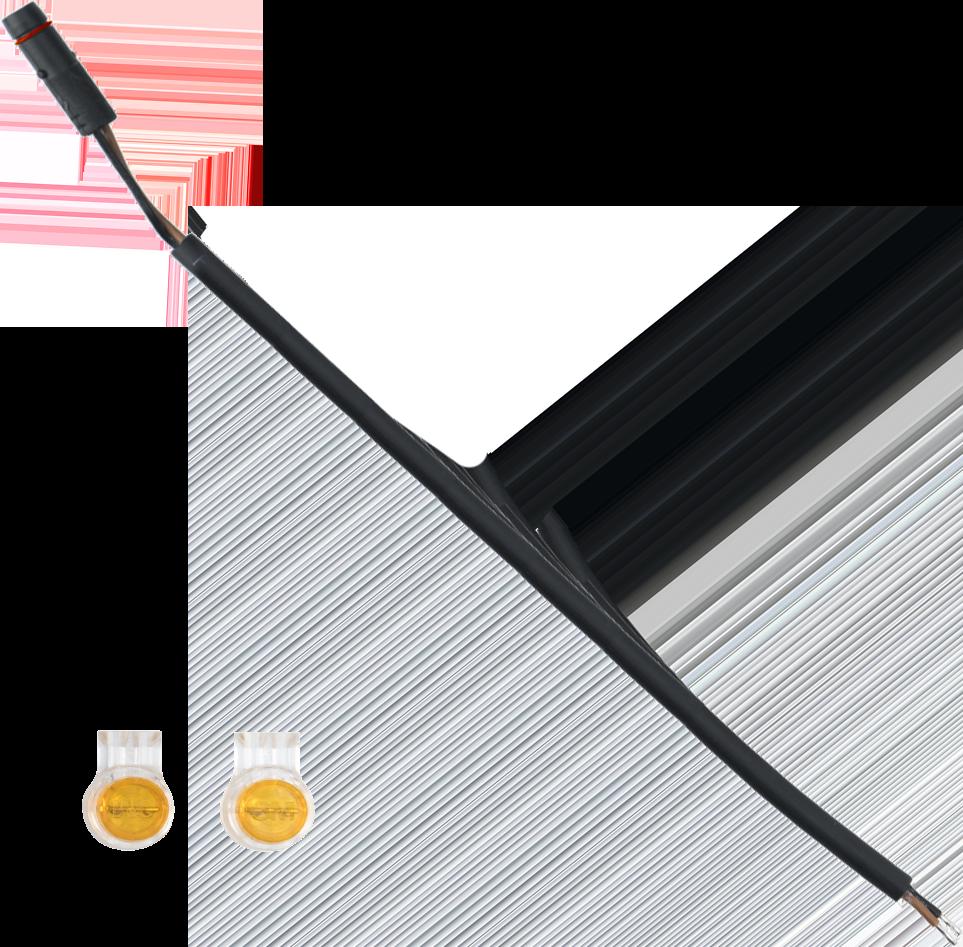 Câble d'alimentation feu arrière Supernova pour moteurs Brose