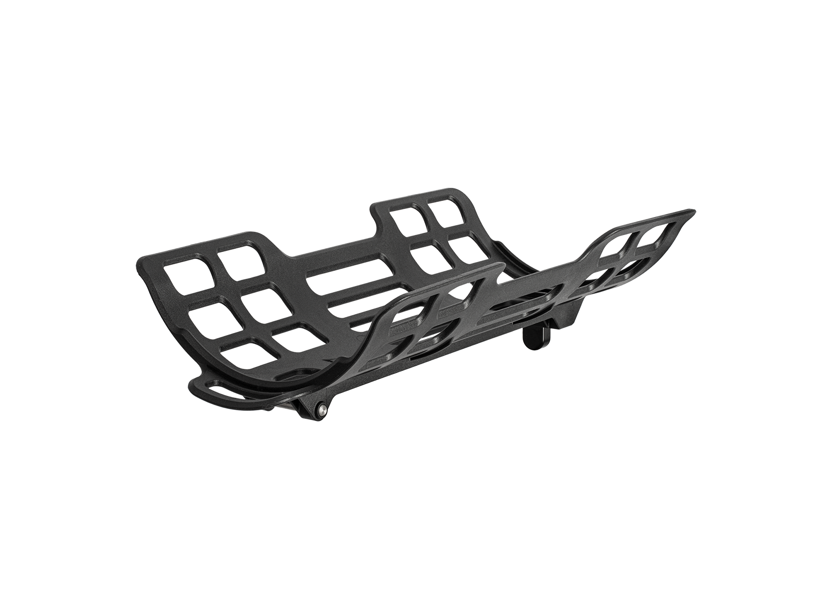 Topaek U-Shell Gepäckschale für Zi:Rak Gepäckträger in schwarz, Ansicht von schräg vorne