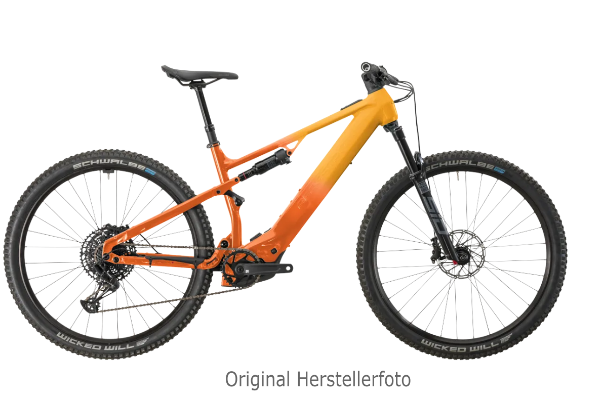 Bergstrom Flow 1 E-MTB in sunset glanz - original Herstellerfoto