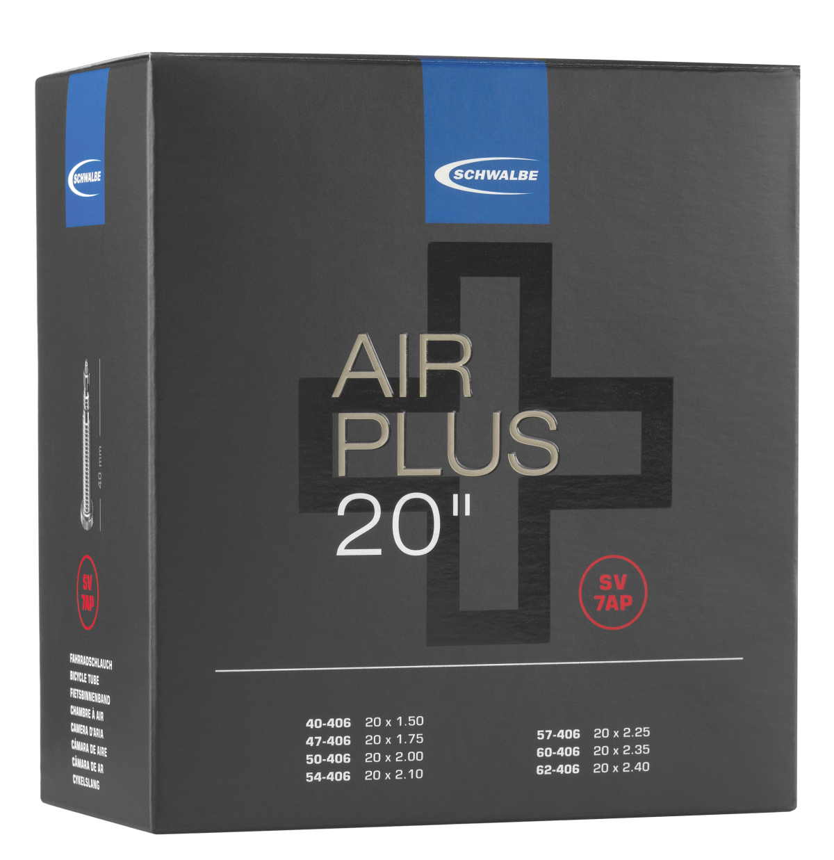 Schwalbe Air Plus Schlauch 20" No.7AP (SV7AP, AV7AP)