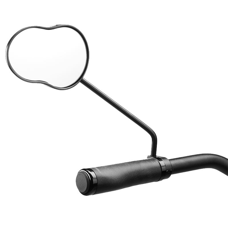 Velorückspiegel von der Firma Ergotec Modell M-99 L mit Spiegelstange und Klemmschelle