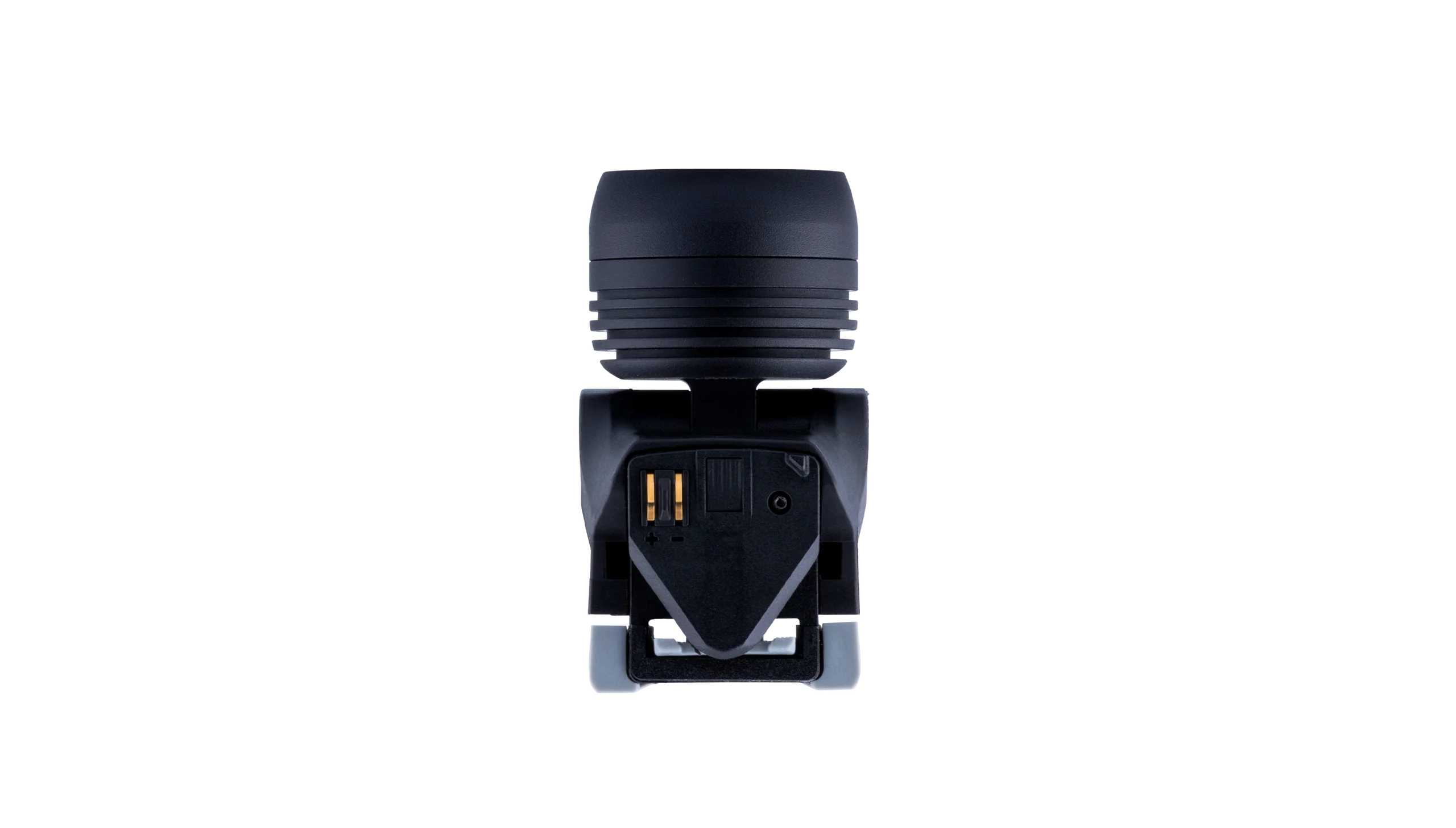 Supernova Mini 2 Fahrradscheinwerfer mit MonkeyLink Aufnahme in schwarz, Ansicht von oben