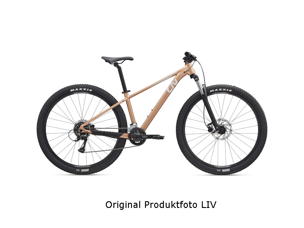 VTT semi-rigide Liv Tempt 3 en beige, vue côté droit