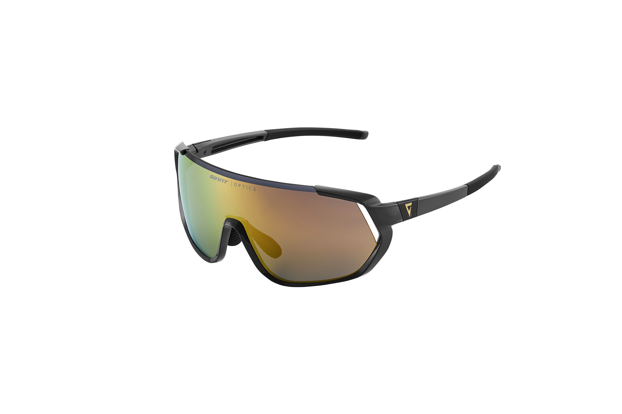 Lunettes vélo Giant Agos Giant Agos Farradbrille in grau gold Schrägansicht