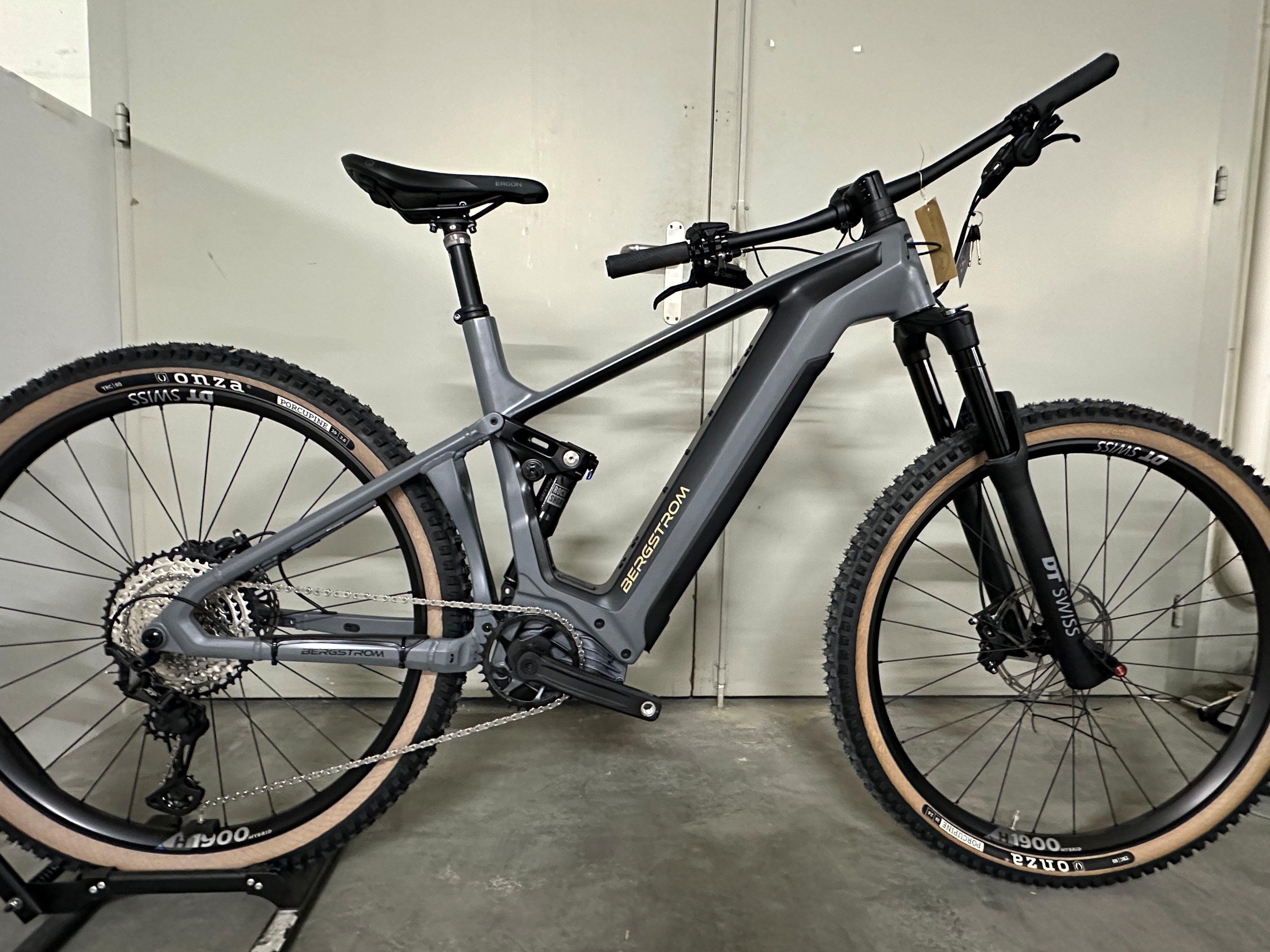 Bergstrom ATV 969 E-MTB, Ausstellungsstück in grey, Seitenansicht