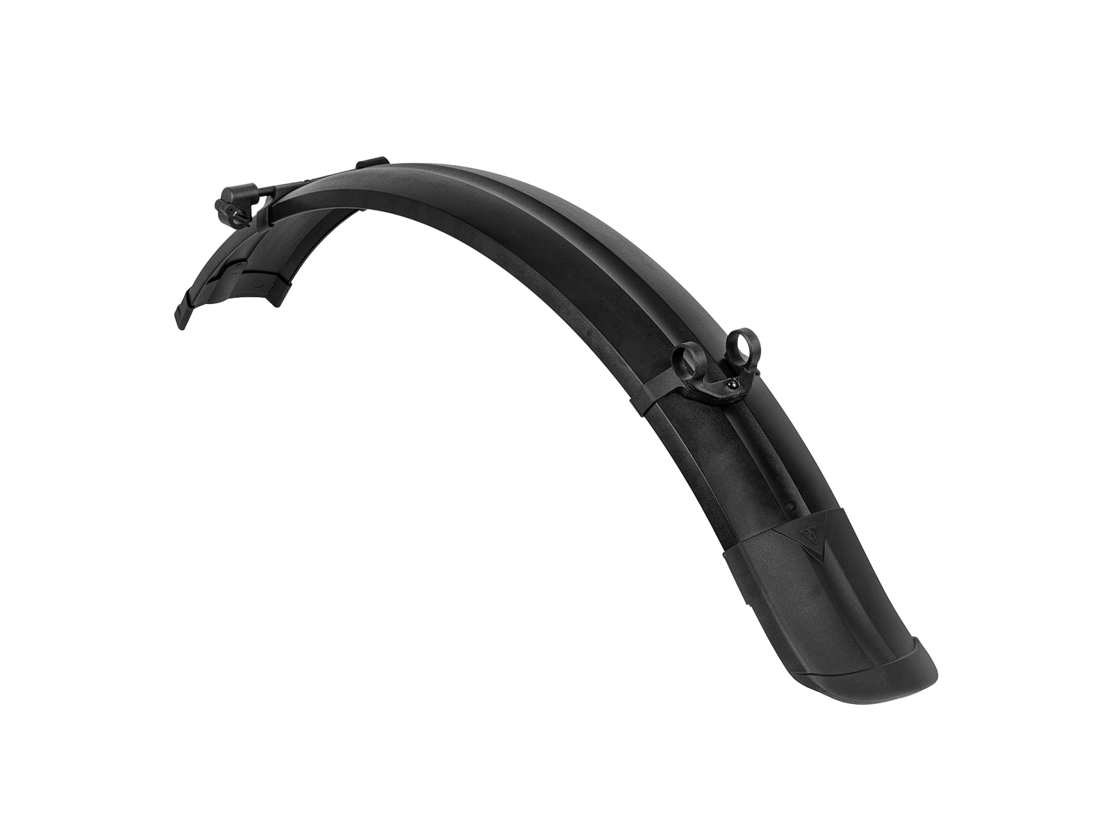 Topeak TetraRack Full Fender M2 Schutzblech Schwarz, Detailansicht mit verlangerter Schutzkante. Geben Sie Ihr Feedback zu BizChat ab.