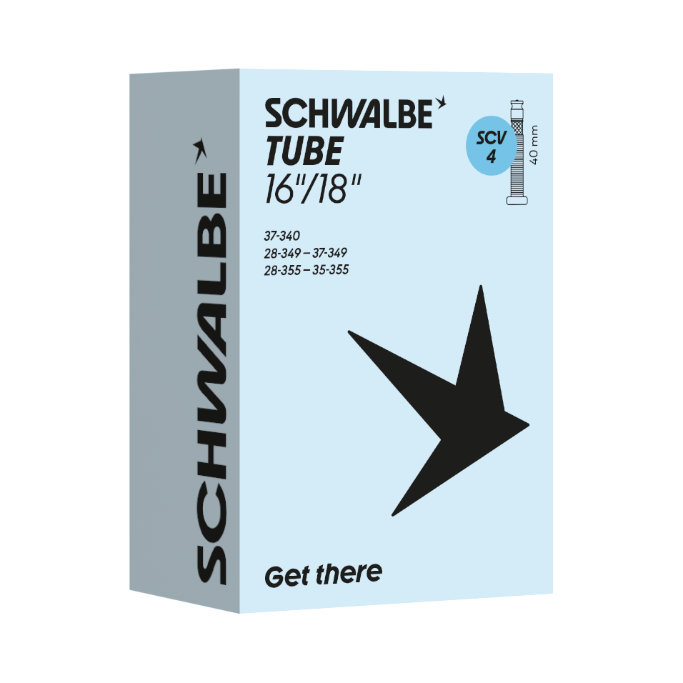 Schwalbe Schlauch 16-18" Nr. 4 mit SCV (SCV4)