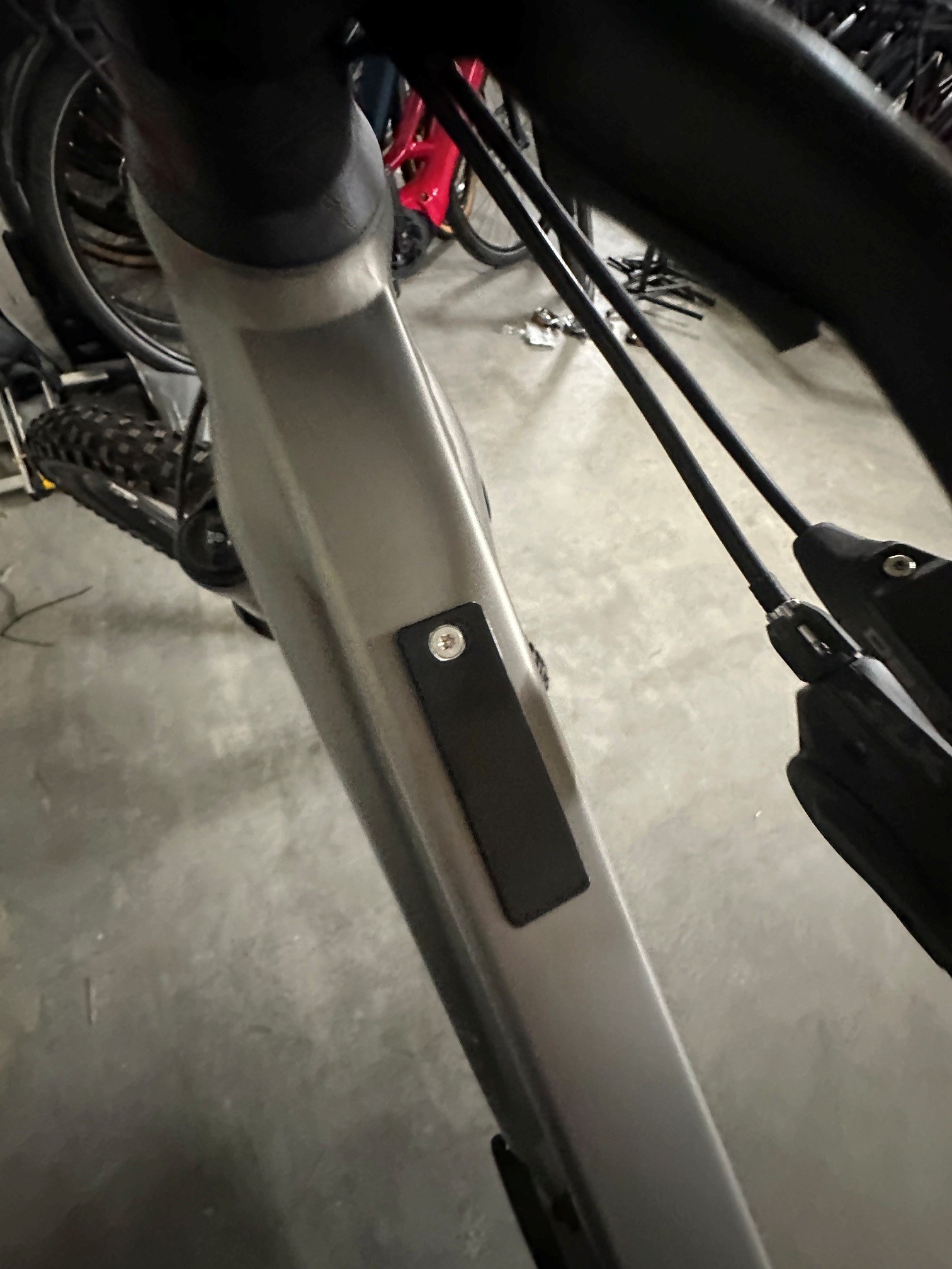 Bergstrom AXV 849 Testvelo 236240, Gebrauchsspuren von oben
