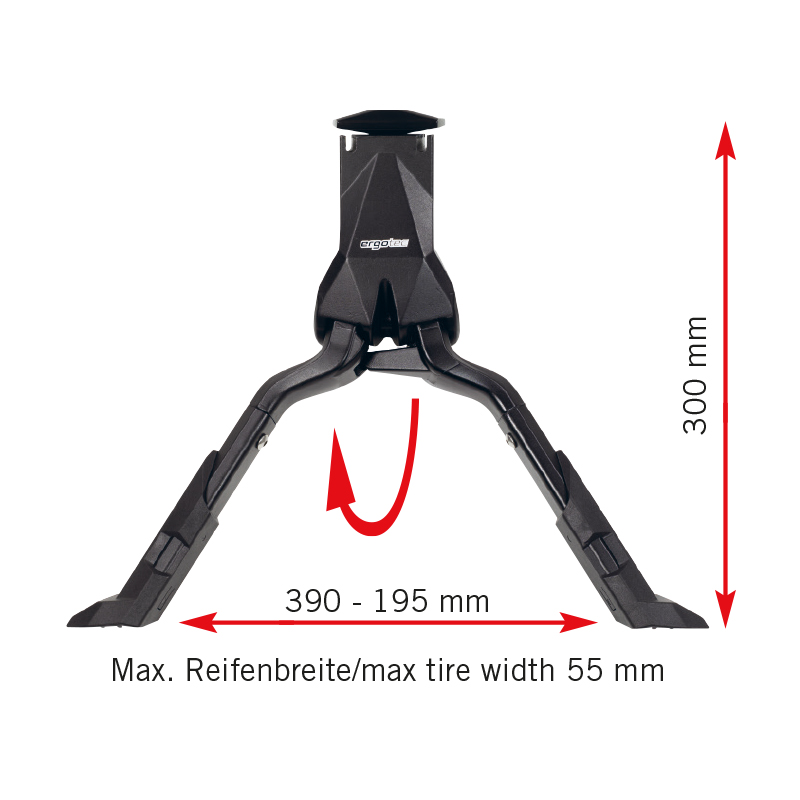 Ergotec Double Flex 3 Zweibeinständer Ergotec Double Flex 3 Zweibeinständer