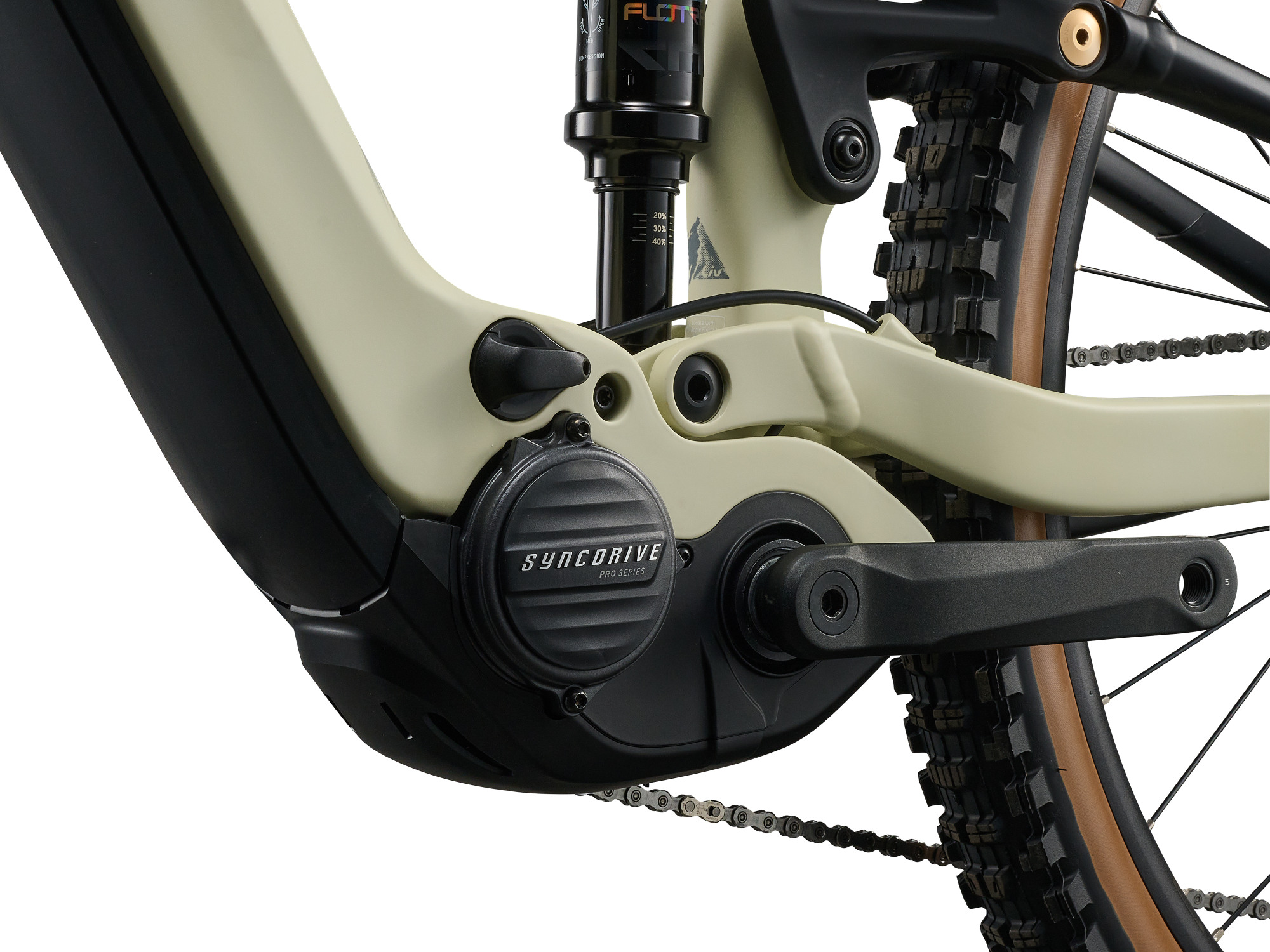 Liv Embolden E+ 1 E‑MTB in Pale Moss mit SyncDrive‑Motor und integrierter Batterie.
