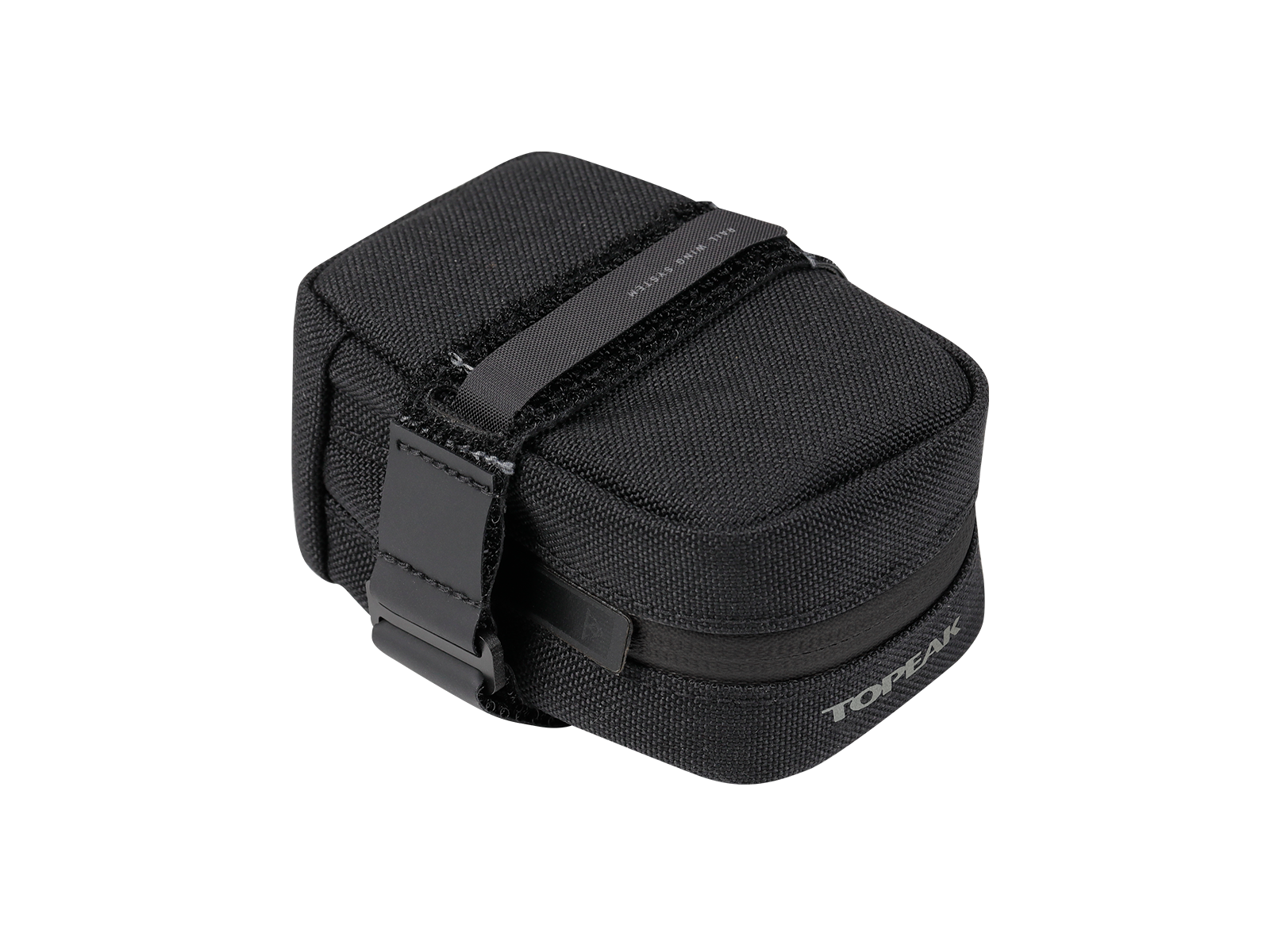 Topeak Elementa S Satteltasche Grösse S schwarz mit Reissverschluss und Befestigungsband