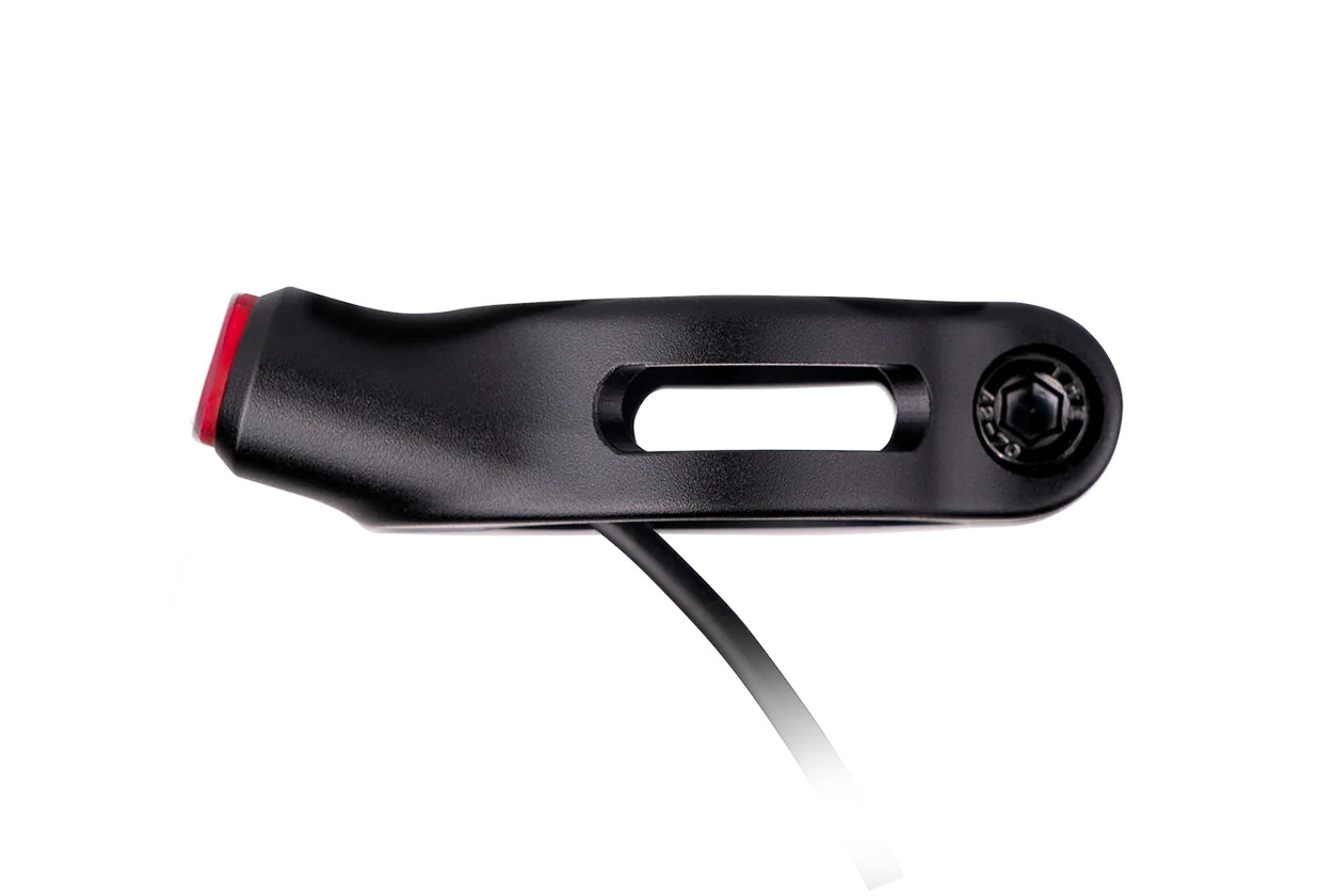 Supernova TL3 Mini Pro Seat Clamp in Sattelklemme integriert, Ansicht von der Seite